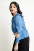 The Blue Smocked Top